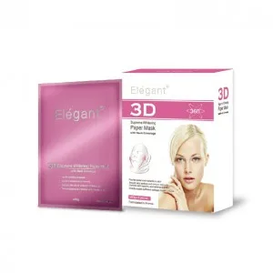 EL-009 3D Supreme Whitening Paper Mask (60g x 5pcs)